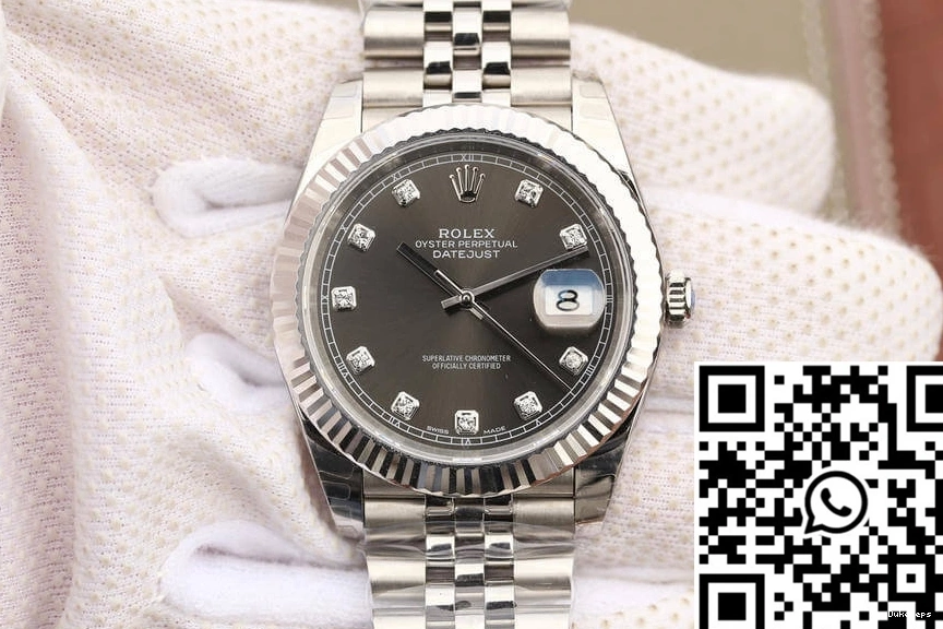 EW M126334-0006 Dial Rolex Factory Grey Datejust 0108